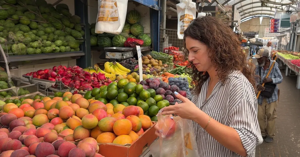 הגר גבאי בשוק העירוני של באר שבע | צילום: פרטי